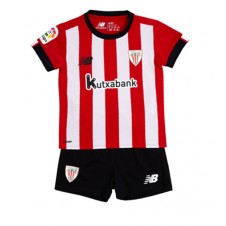 Athletic Bilbao Hjemmedraktsett Barn 2022-23 Kortermet (+ korte bukser)